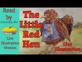 The Little Red Hen | Read by Grandma Mo | Live Sketch and Paint Version | Read-A-Long