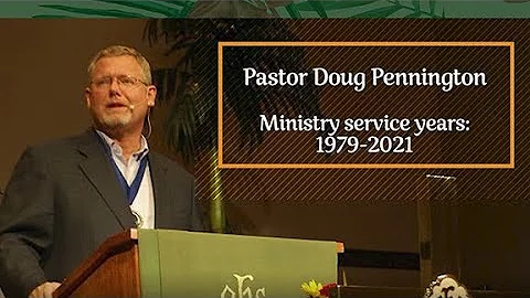 Thank you Doug and Sandy Pennington for 40+ years ...