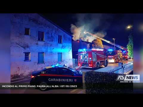 INCENDIO AL PRIMO PIANO, PAURA ALL'ALBA  | 07/01/2023