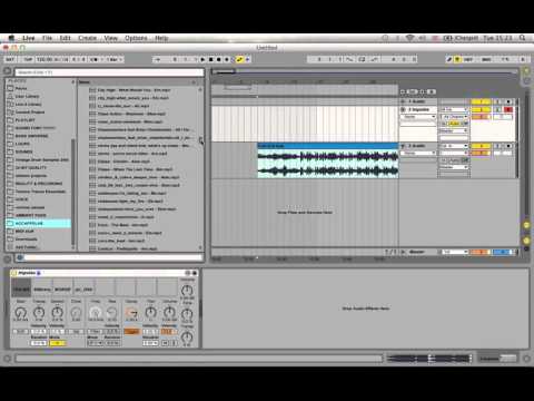 How to organise ableton sound folders