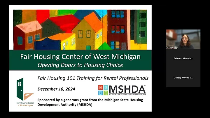 FHCWM Fair Housing 101 Training for Rental Professionals - December 2024