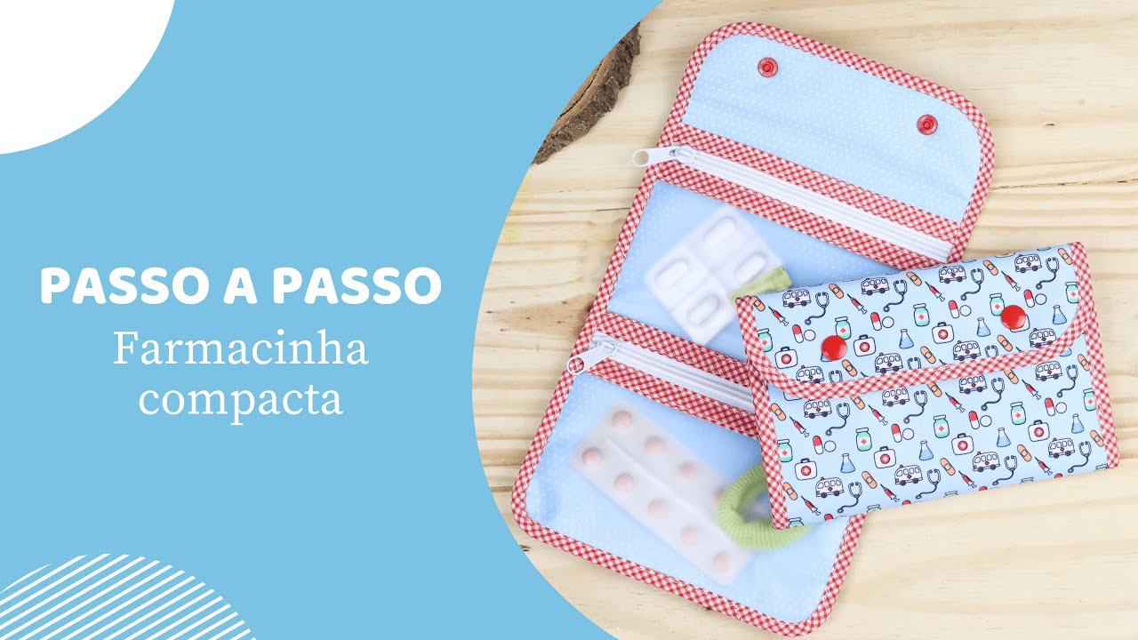 Passo a passo l Porta remédios compacto (farmacinha) com molde