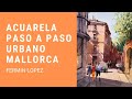 Acuarela Mallorca Fácil paso a paso