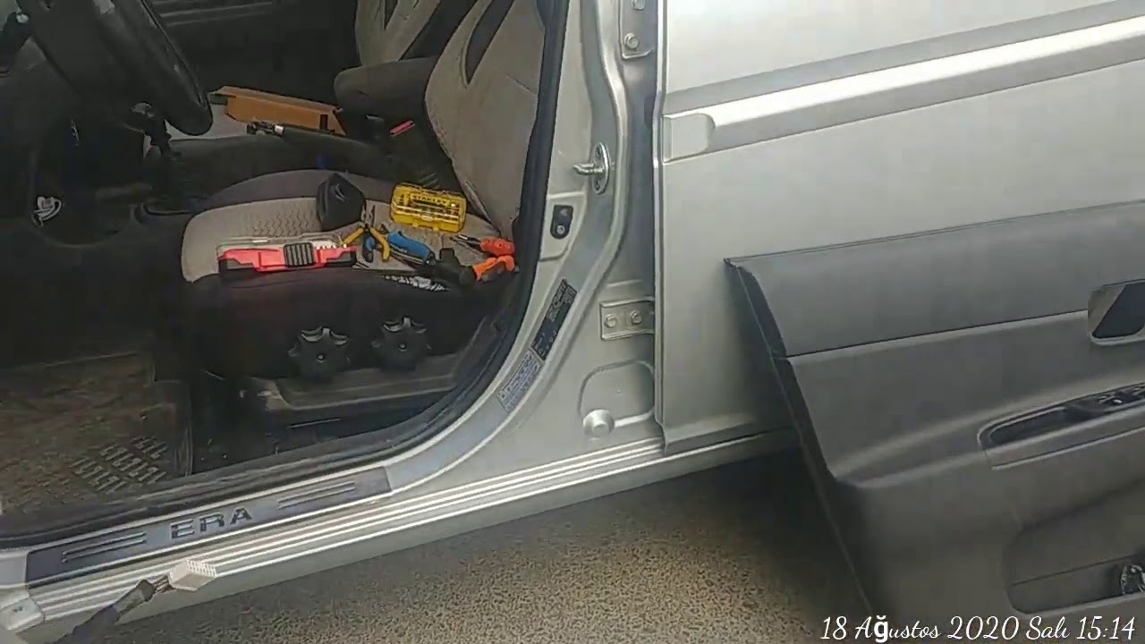 Hyundai Accent Era Sol On Kapi Kolu Degisimi 1 Youtube