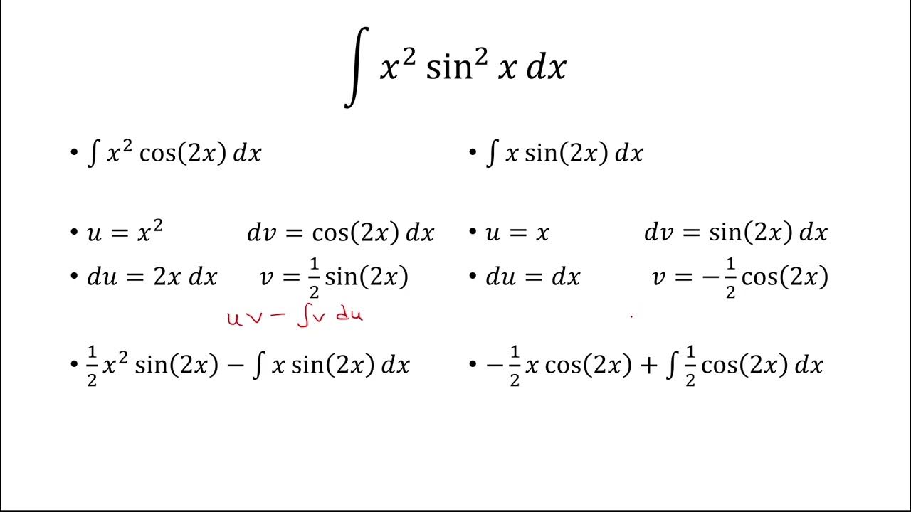 integral-x-2-sin-2-x-youtube