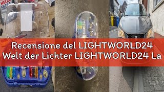 Recensione del LIGHTWORLD24 Welt der Lichter LIGHTWORLD24 Lampadine alogene H11 per auto – 12V 55W P