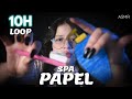 Asmr en espaol  spa con papel 10 horas loop   vivalen asmr