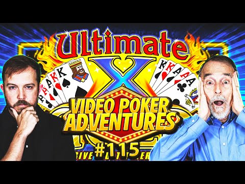 Ultimate X Gold Double Double Bonus Chasing Quads - Video Poker Adventures 115 • The Jackpot Gents