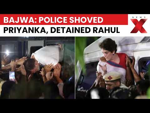 CEC Protest: Partap Singh Bajwa Alleges Police Shoved Priyanka, Detained Rahul Gandhi