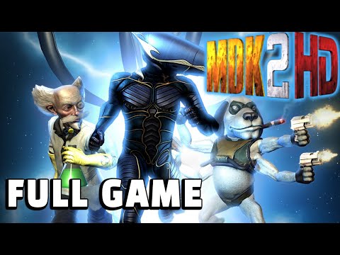 MDK 2 HD - walkthrough FULL GAME | Longplay