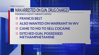 Wanted man arrested in Frederick County for drug, gun possession