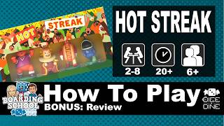 Hot Streak Board Game - How To Play