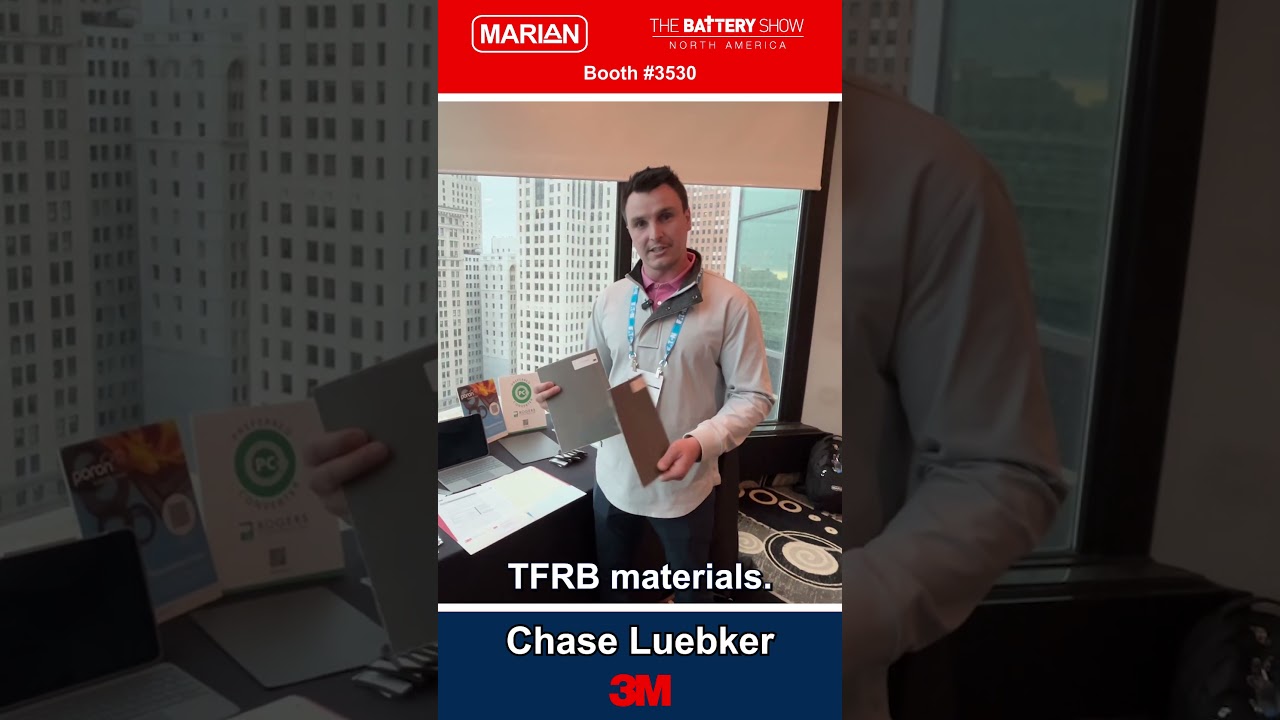 A Quick Check-in with 3M, a Marian Supplier | Battery Show 2025 | #shorts