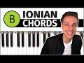 Piano // Chords in the Key of B (Ionian)