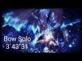 MHW ★9それは古龍の王たらん 弓ソロ 3'43"31/Arch Tempered Xenojiiva Bow Solo