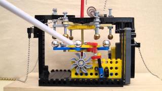 LEGO Clock Escapement with Electrostatic Drive and Magnetic Reversal
