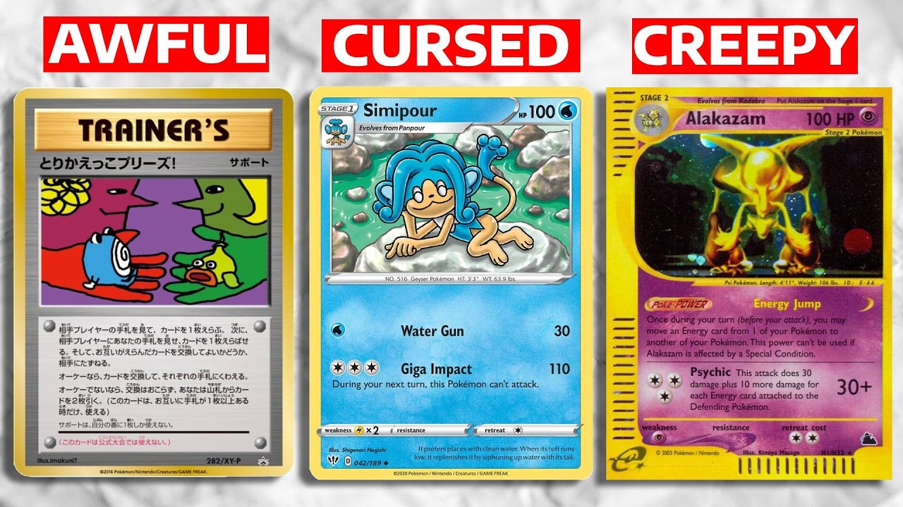 WEIRDEST Pokemon Cards EVER