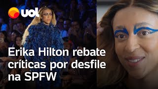 Erika Hilton hits back at criticism over SPFW runway appearance: 'Fashion is extremely political'