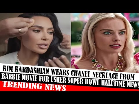 Kim Kardashian Wears Chanel Necklace From Barbie Movie For Usher
