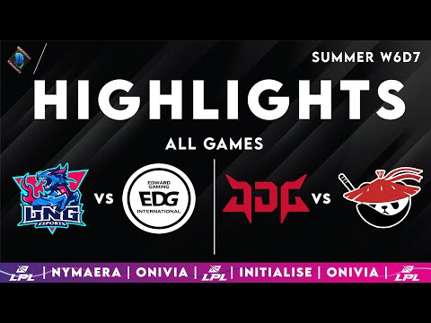 LPL Highlights ALL GAMES Week 6 Day 7 | LPL 2025 Split 3 by Onivia