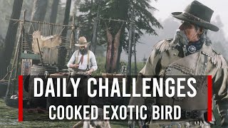 RDR2 Cooked Seasoned Exotic Bird - Daily Challenges - Red Dead Online