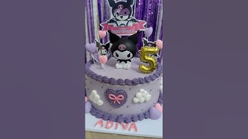 Thumbnail of kue ulang tahun kuromi #sanrio #kuromi