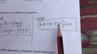 Math 3 Solutions to practice test for Unit 2
