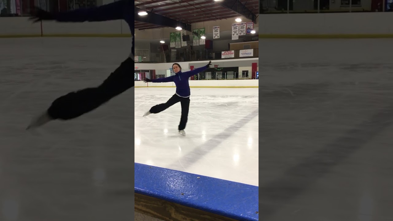 Figure Skating: Beginning Attitude Spin