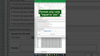 Conditional Format in Excel‼️ #excel