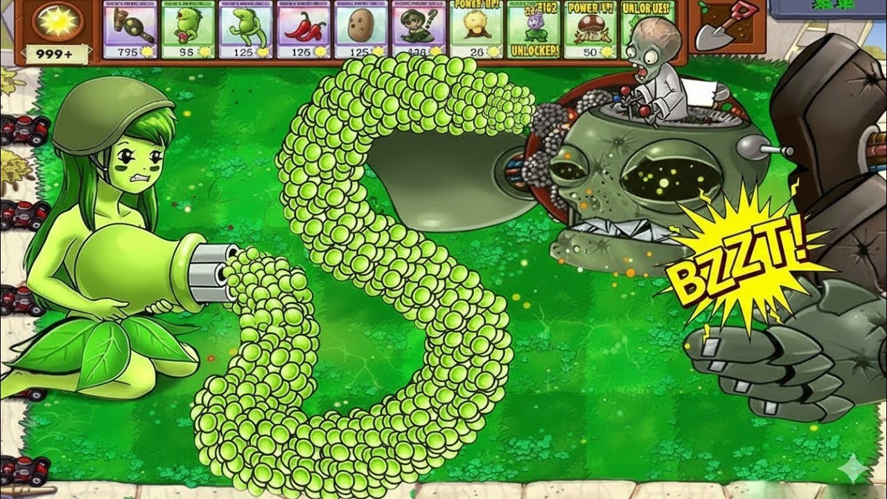 Strongest Plant. 75 Plants Vs. Zombies PvZ Plus pvz funny moments 2026