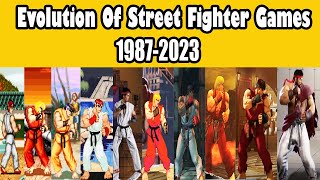 Evolution of Street Fighter Video Games (1987- 2023)