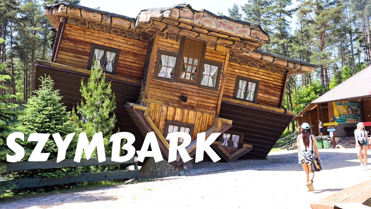 Dom do Góry Nogami . Jak jest w środku? | Szymbark Poland