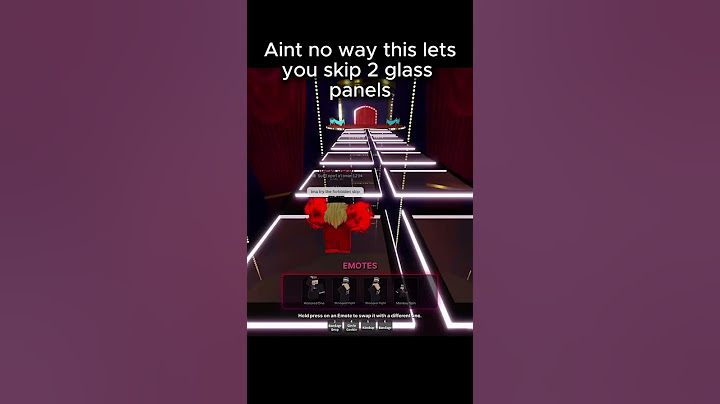 The new double glass skip is so tuff | Roblox: ink game