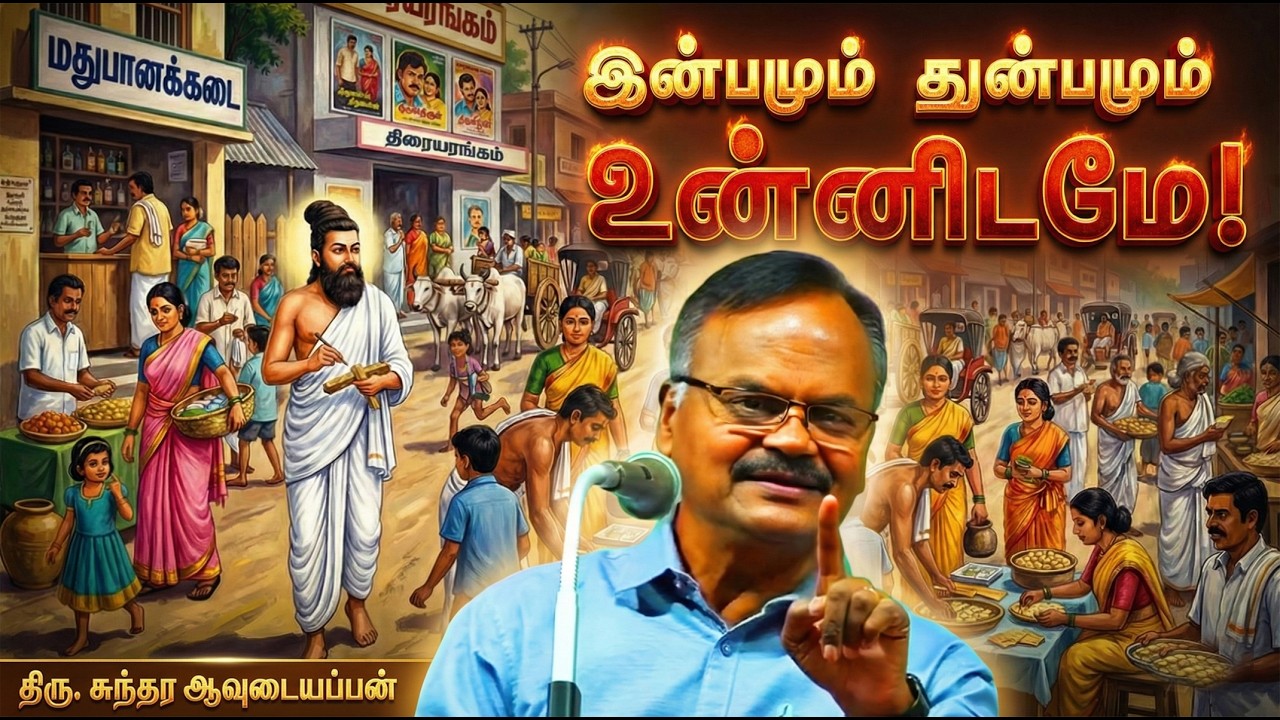 திருக்குறளை எளிமையாக பேசிய சுந்தர ஆவுடையப்பனின் அருமையான உரை