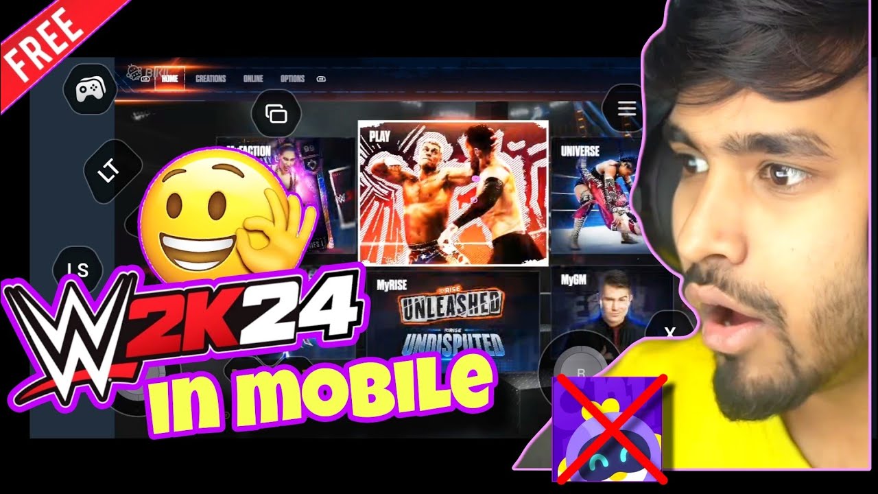 Wwe2k24 play on chikiicloud || How to play wwe2k24 in chikii app