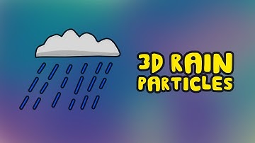 How to make a 3d rain particles in Godot
