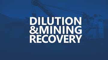 SimSched Advanced | Dilution and Mining Recovery