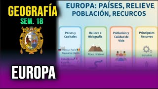 EUROPA 📚 Geografía – Semana 18 – Pre San Marcos