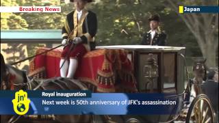 Us Ambador To Japan Caroline Kennedy Presents Credentials To Japanese Emperor Akihito