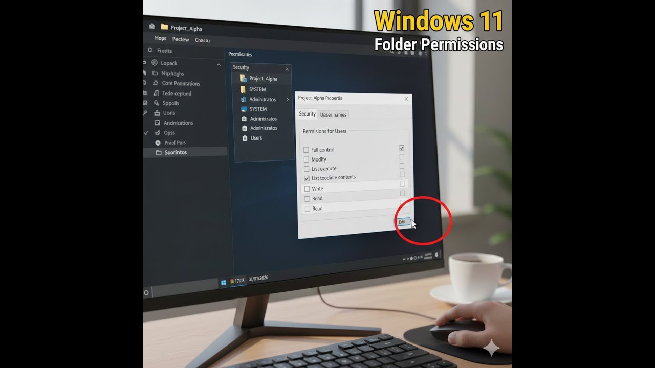 How to Create Password Folder & User Account in Windows 11