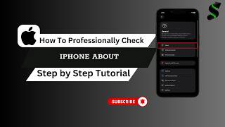iPhone Settings Guide how to check about phone in iphone FAST ⚡