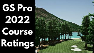 GSPro 2022 Course Ratings