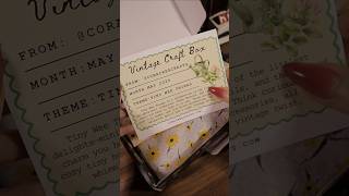 Unboxing Craft Box asmr CoraCreaCrafts🌻 #shorts