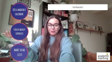 Time Management | Module 1: Starting your semester off right