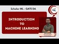 Introduction to Data science | Machine Learning | GATE DA
