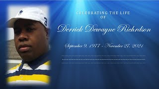 Derrick Richardson - Funeral Service Profile