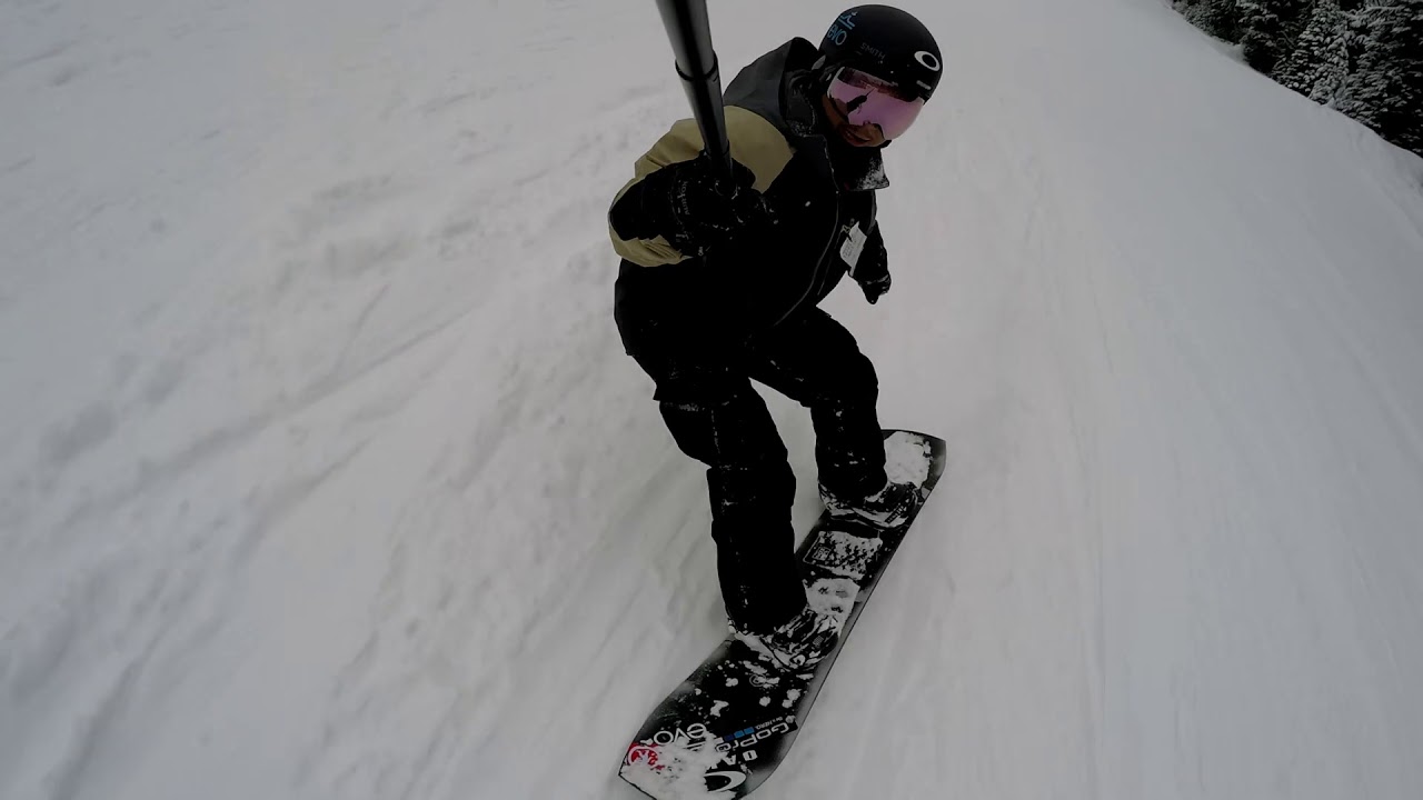 Crystal mountain snowboarding