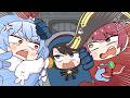 YOU TWO, SHUT UP!!!!【Hololive AnimatedClip/Eng sub】【Pekora/Marine】