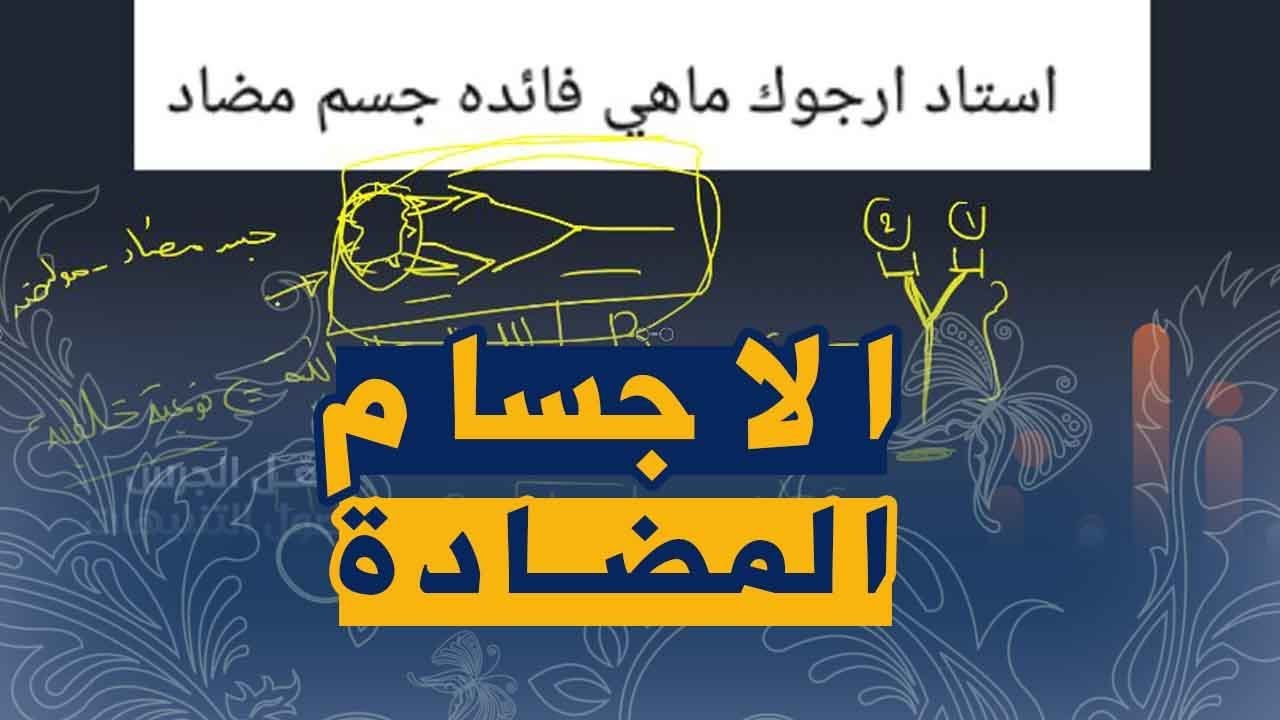 علوم طبيعية للسنة الرابعة متوسط دور الاجسام المضادة