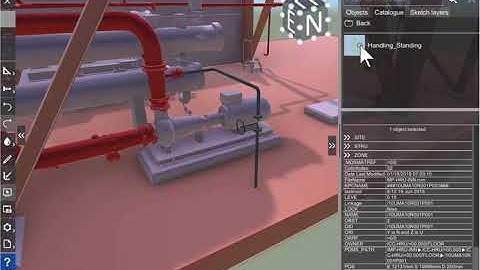 UniversalPlantViewer - Sketch in a AVEVA E3D/PDMS Model